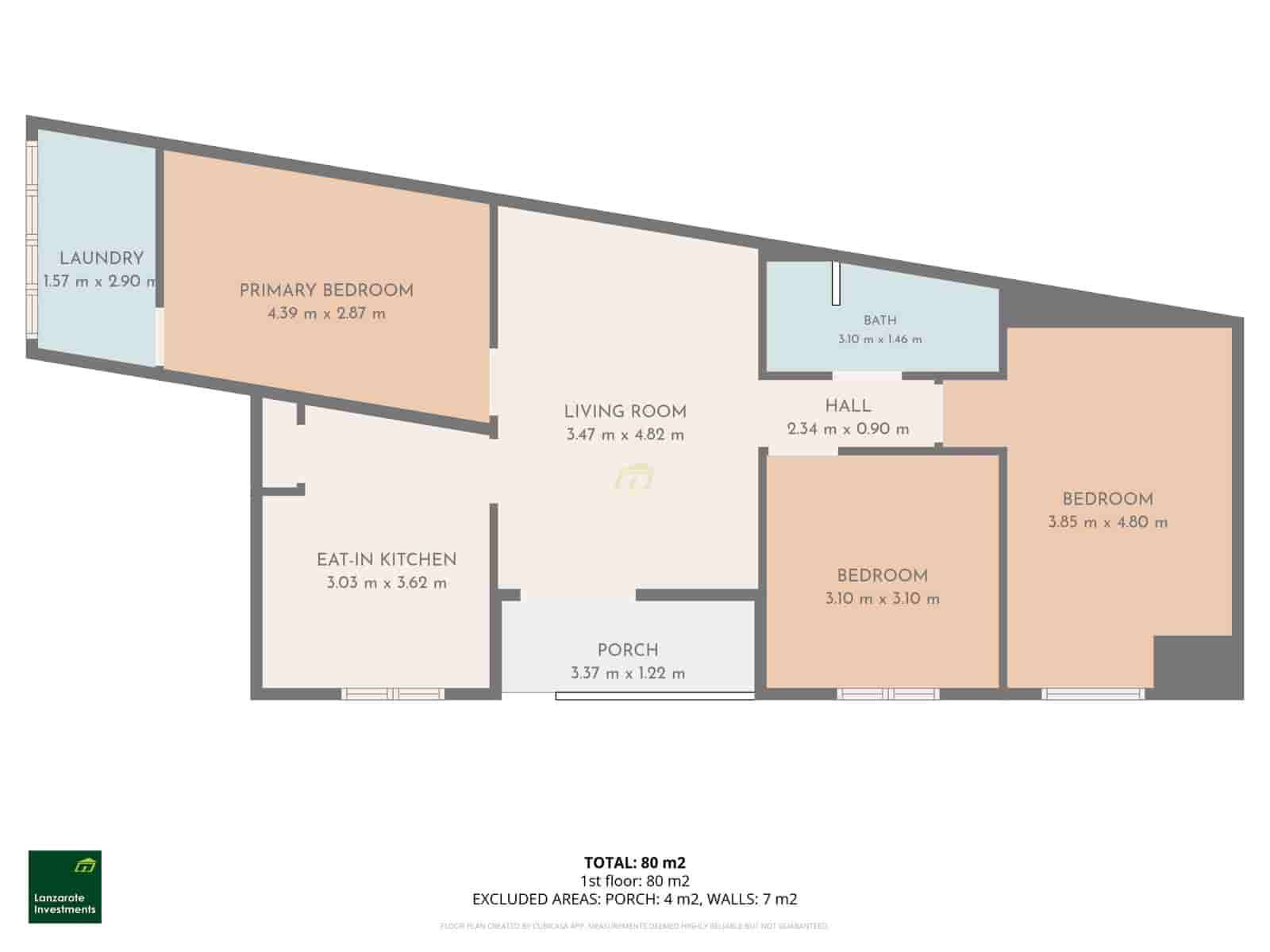 3 sovrum Lägenhet till salu i San Bartolome - 260 000 € (Ref: 10010231)