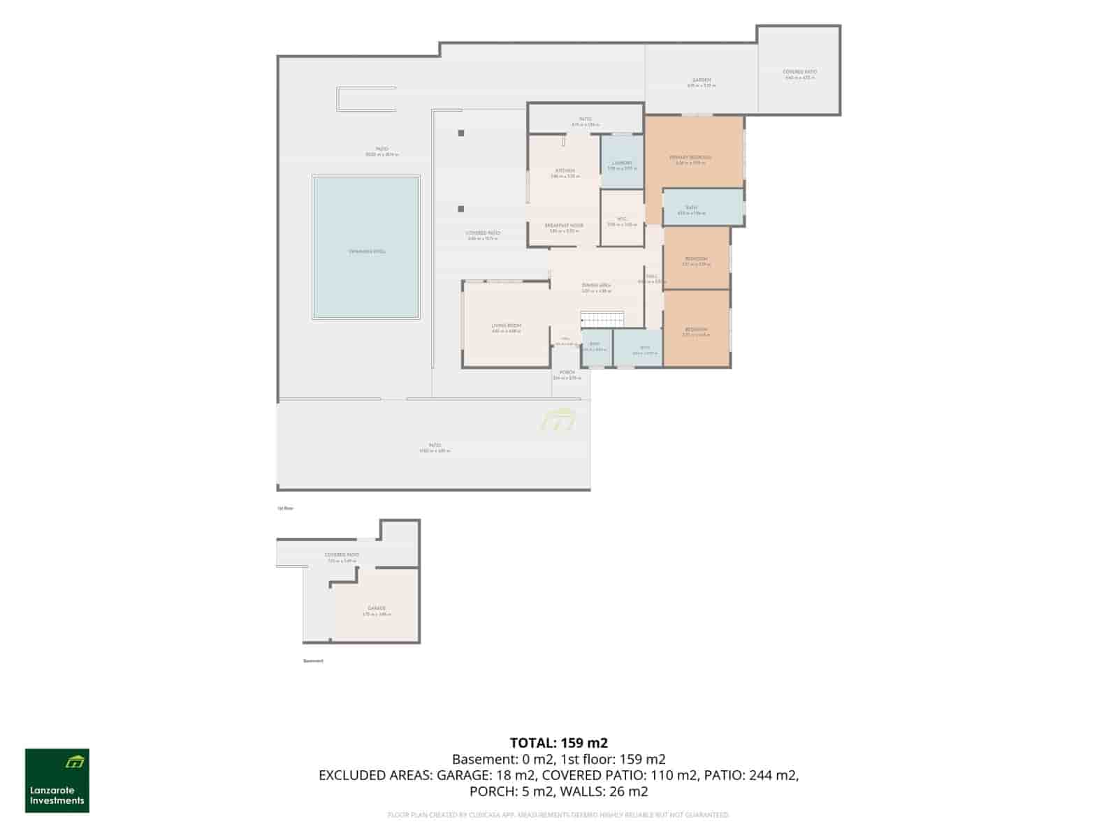 4 bedroom Villa for sale in Puerto Calero with pool garage - € 1,050,000 (Ref: 10061189)