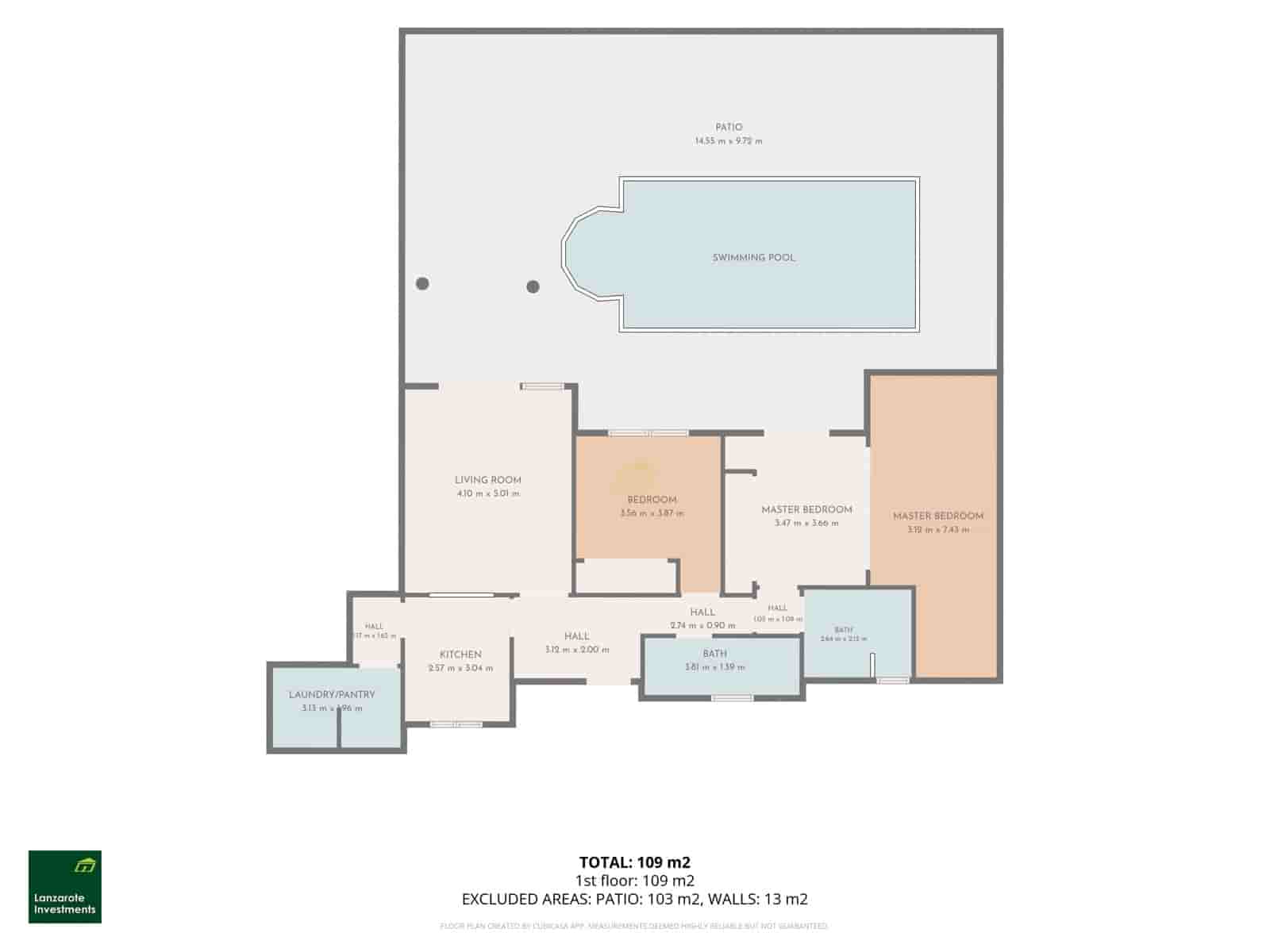 6 bedroom Villa for sale in Playa Blanca with pool - € 640,000 (Ref: 10061191)