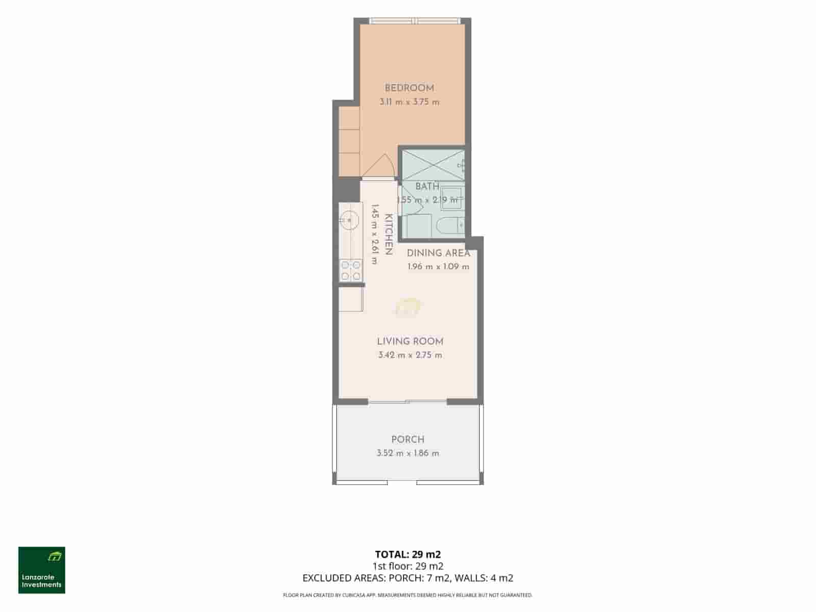 1 chambre Appartement à vendre à Puerto del Carmen avec piscine - 177 000 € (Ref: 10158941)