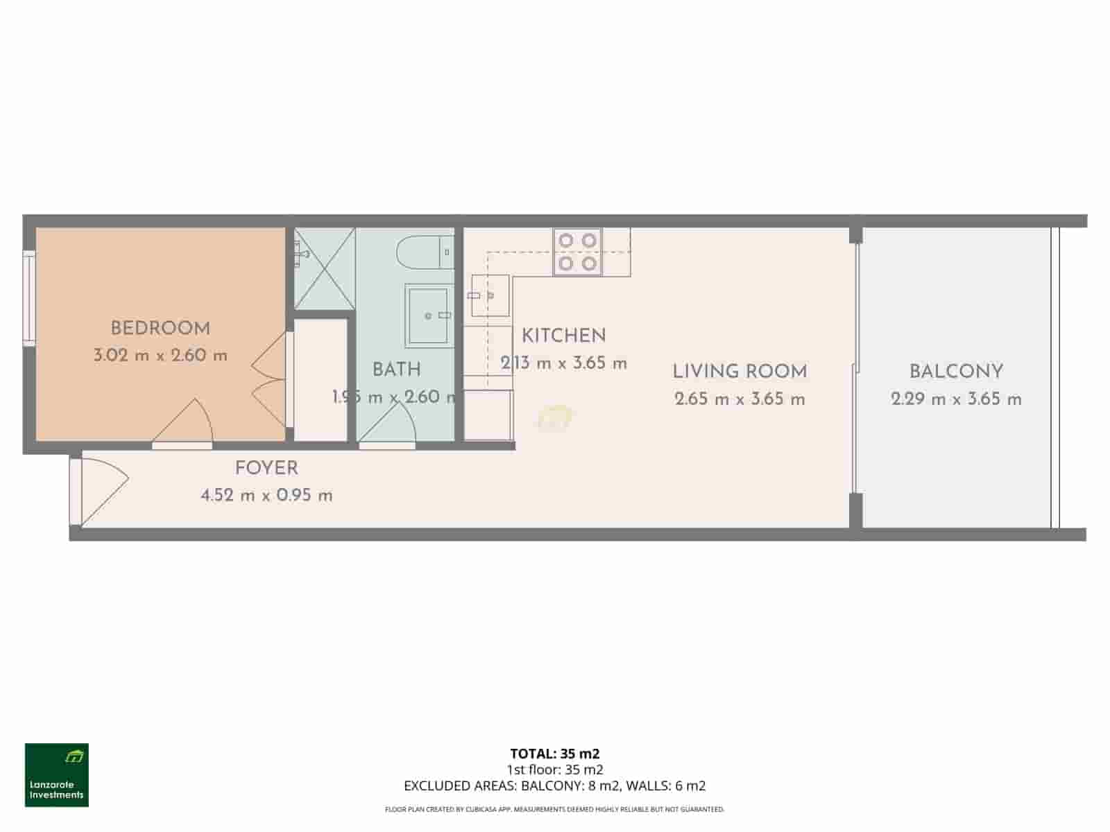 1 bedroom Apartment for sale in Puerto del Carmen with pool - € 229,000 (Ref: 10166017)