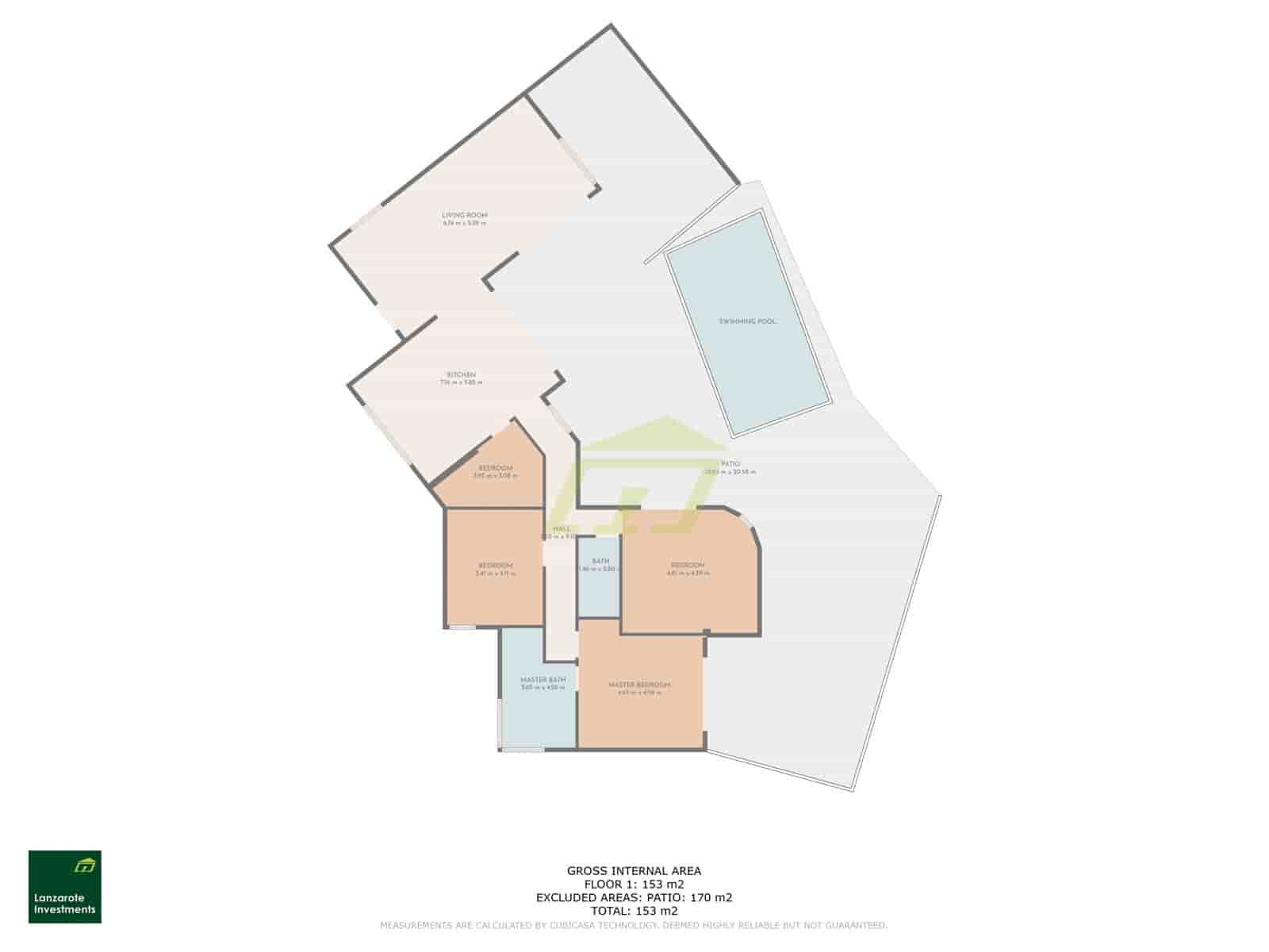 3 soveværelse Villa til salg i Teguise med swimmingpool garage - € 600.000 (Ref: 7877075)