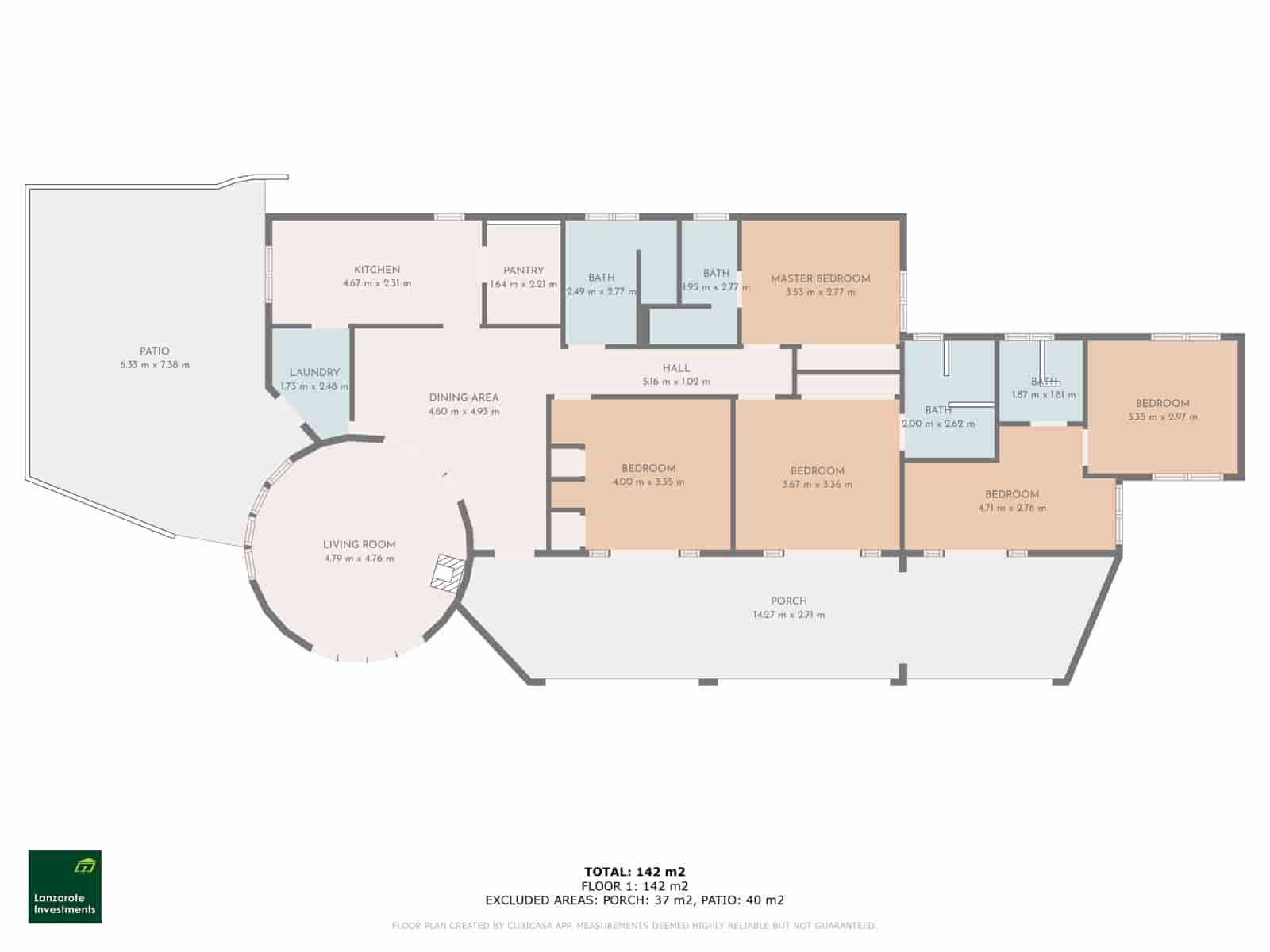 4 soverom Villa til salgs i Nazaret med svømmebasseng garasje - € 590 000 (Ref: 8560483)