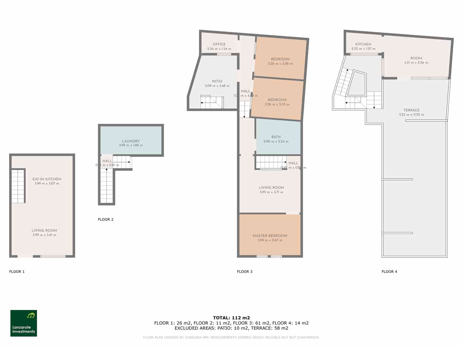 3 soveværelse Byhus til salg i Haria med garage - € 285.000 (Ref: 8752978)