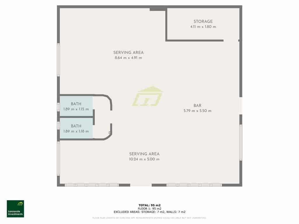 Commercial for sale in Puerto del Carmen - € 320,000 (Ref: 9035588)