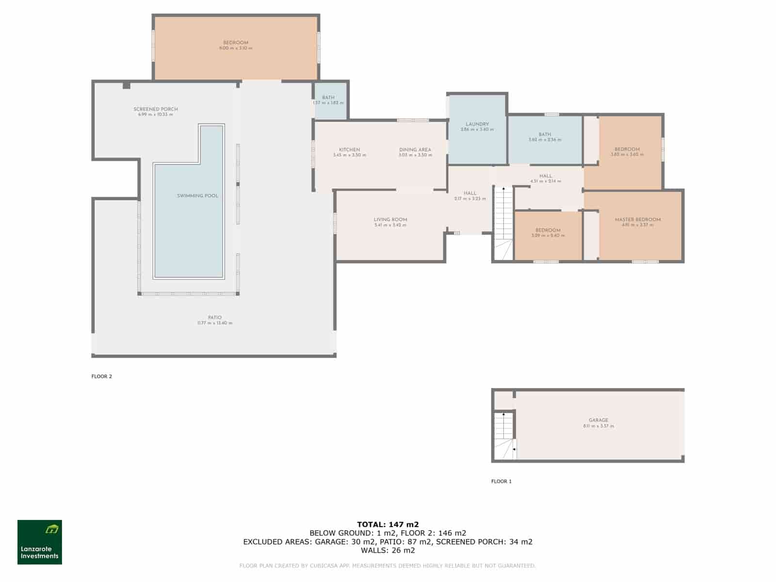 4 soverom Villa til salgs i Tias med svømmebasseng garasje - € 680 000 (Ref: 9103853)