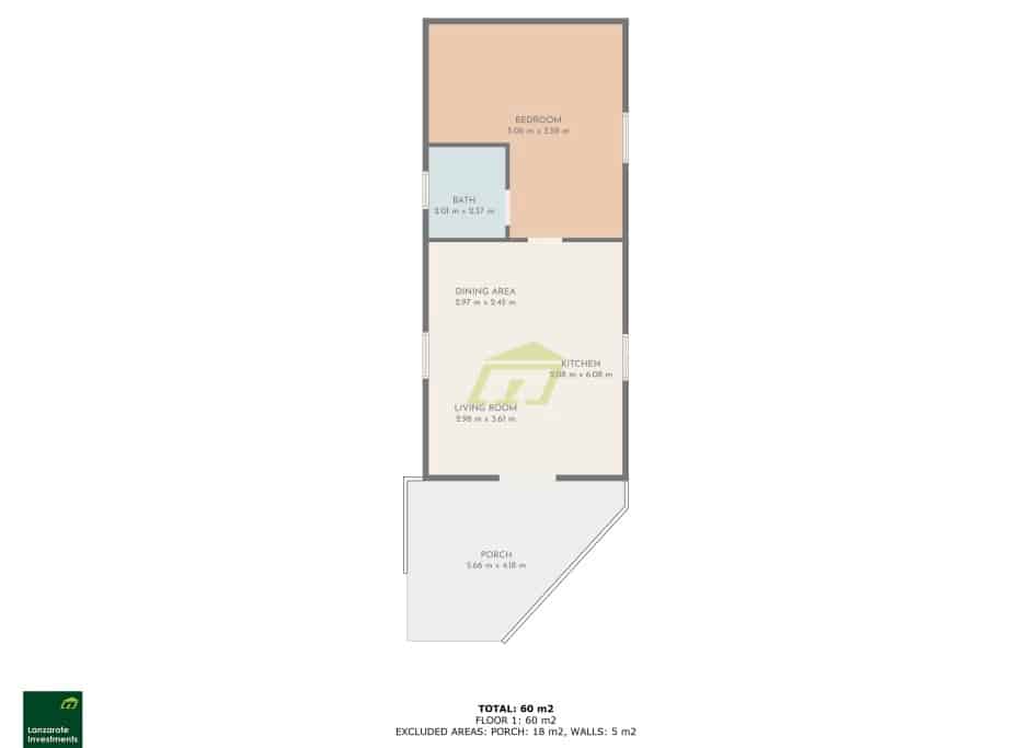 5 sypialnia Willa na sprzedaż w Teguise z basenem - 895 000 € (Ref: 9458457)