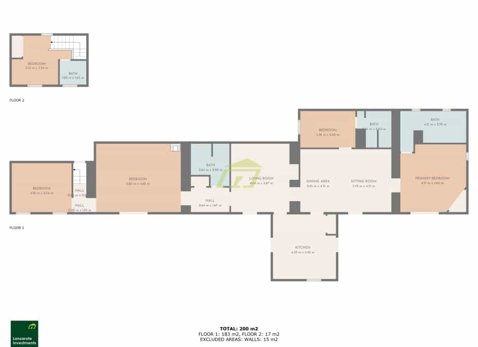 5 sypialnia Willa na sprzedaż w Teguise z basenem - 895 000 € (Ref: 9458457)