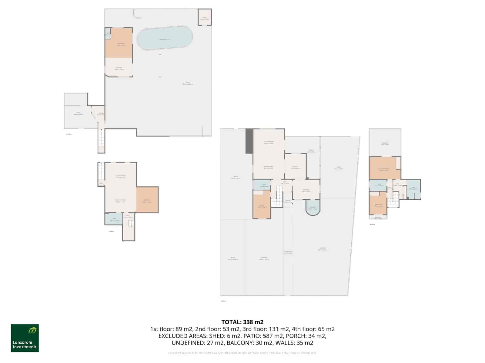 5 Zimmer Villa zu verkaufen in Costa Teguise mit Pool - 785.000 € (Ref: 9458463)