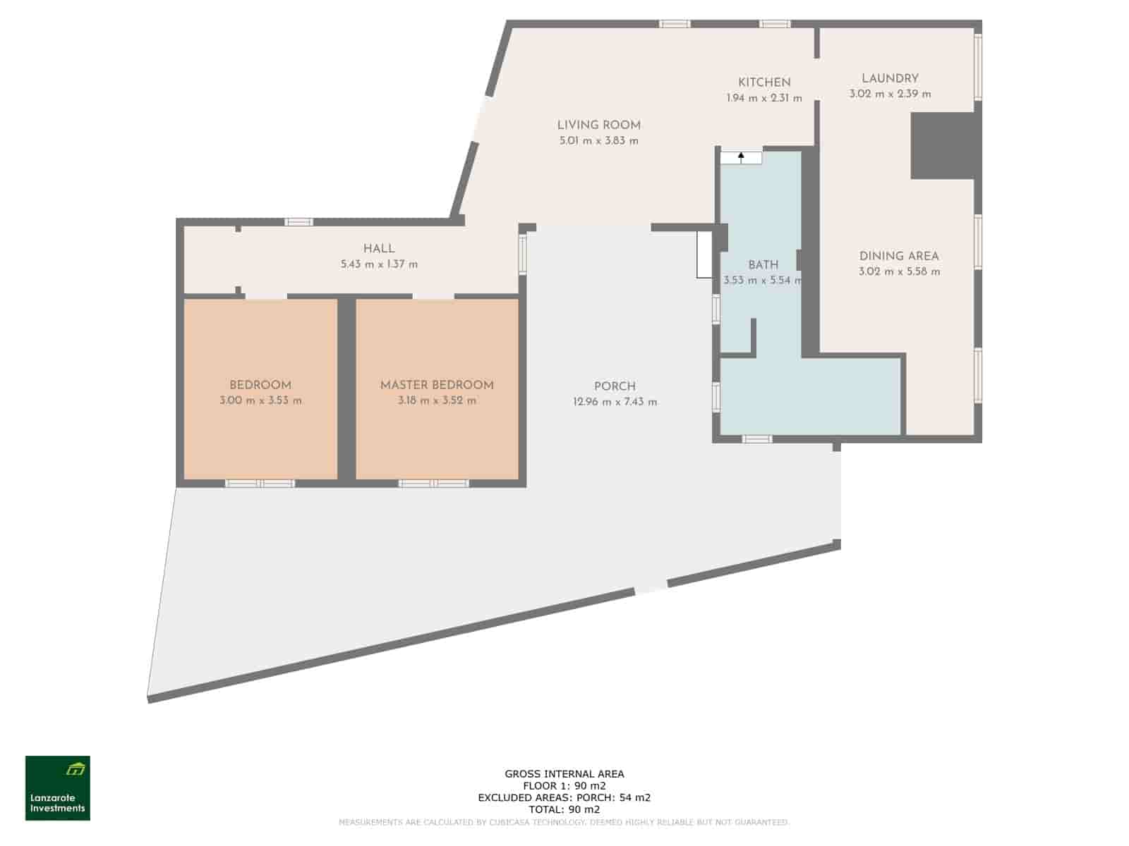 7 sovrum Villa till salu i Tinajo med pool - 895 000 € (Ref: 9458464)