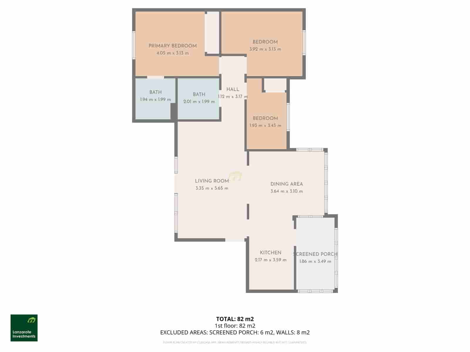 3 soveværelse Villa til salg i Playa Blanca med swimmingpool - € 565.000 (Ref: 9458504)