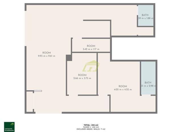 1 chambre Local Commercial à vendre à Arrecife - 180 000 € (Ref: 9458529)