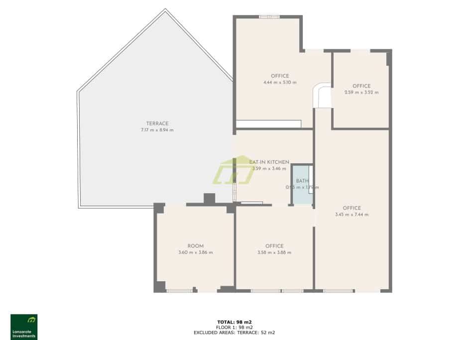 Commercieel te koop in Costa Teguise - € 340.000 (Ref: 9468077)