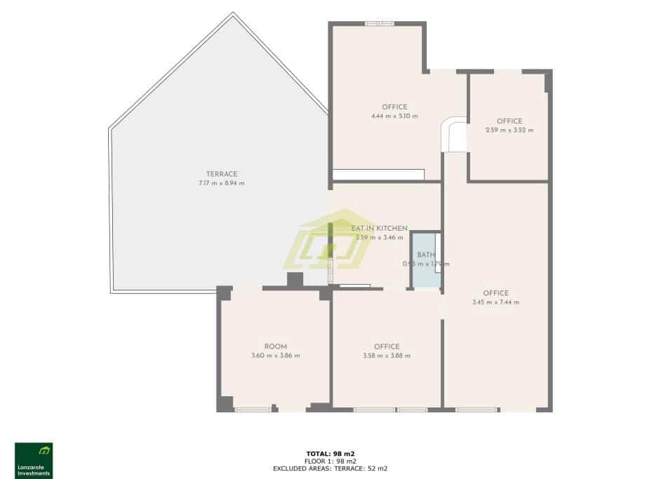 Local Comercial en Costa Teguise en venta - 340.000 € (Ref: 9468077)