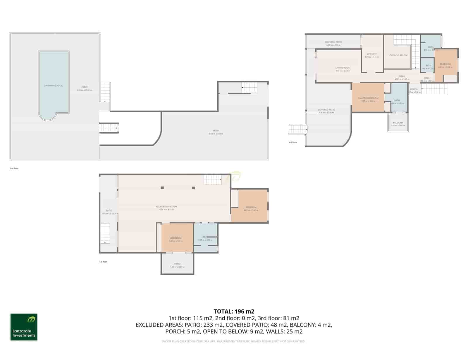 4 bedroom Villa for sale in Playa Blanca with pool - € 599,000 (Ref: 9503797)