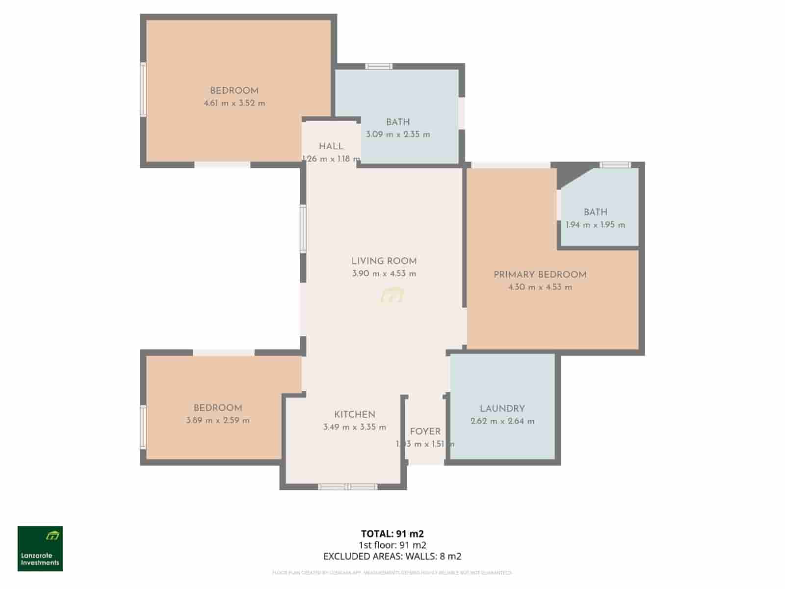 3 chambre Villa/Maison à vendre à Playa Blanca - 389 000 € (Ref: 9547500)