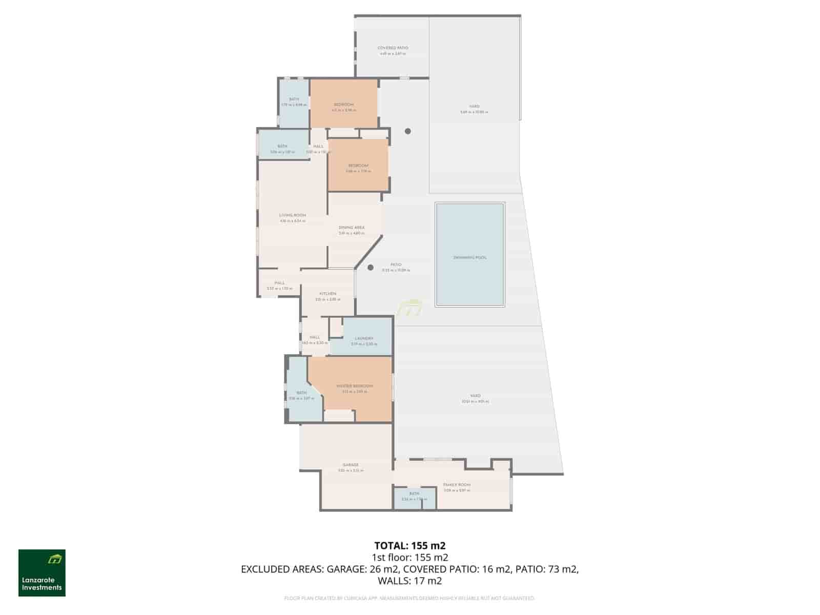 3 bedroom Villa for sale in Playa Blanca with pool garage - € 544,000 (Ref: 9714444)