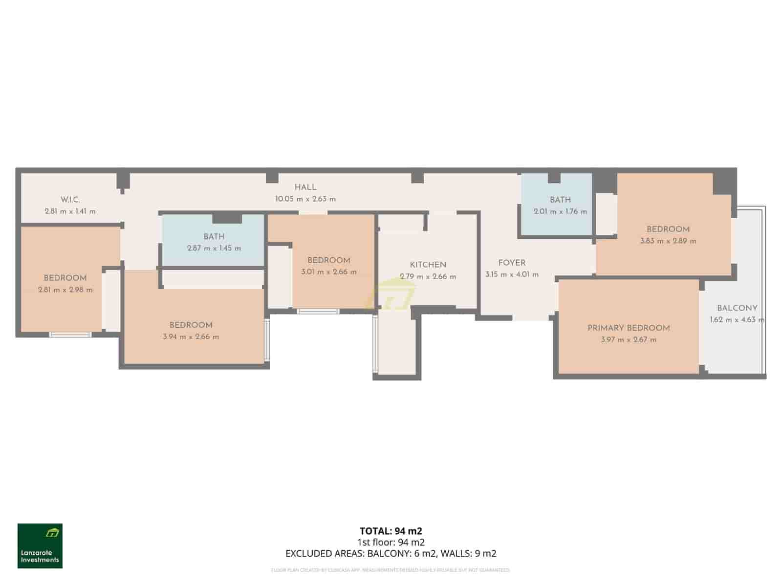 4 bedroom Apartment for sale in Arrecife - € 319,200 (Ref: 9731628)