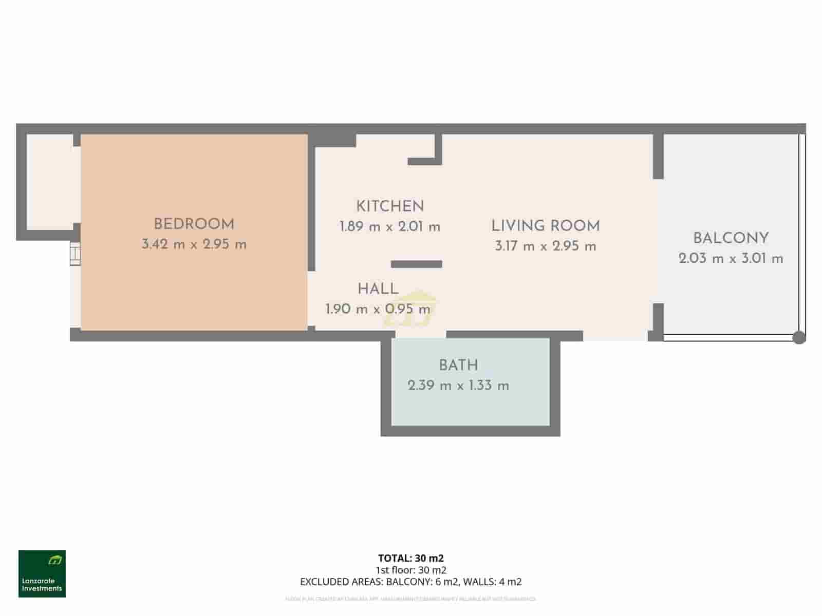 1 soveværelse Lejlighed til salg i Matagorda med swimmingpool - € 225.000 (Ref: 9758391)