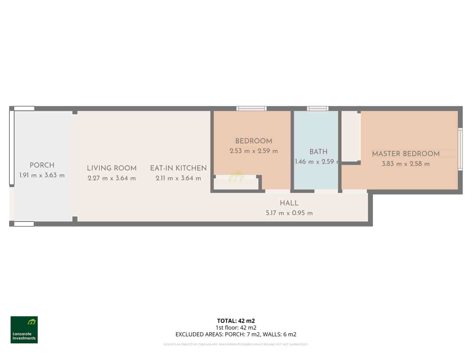 Apartamento de 2 habitaciones en Puerto del Carmen en venta con piscina - 309.000 € (Ref: 9815442)