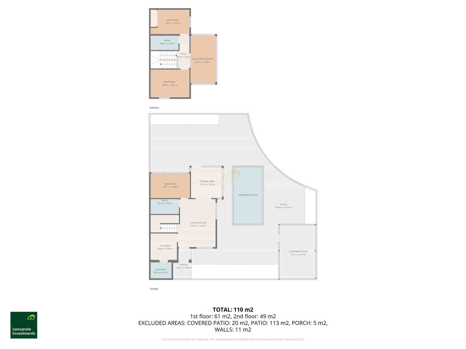4 bedroom Villa for sale in Playa Blanca with pool - € 499,000 (Ref: 9819829)