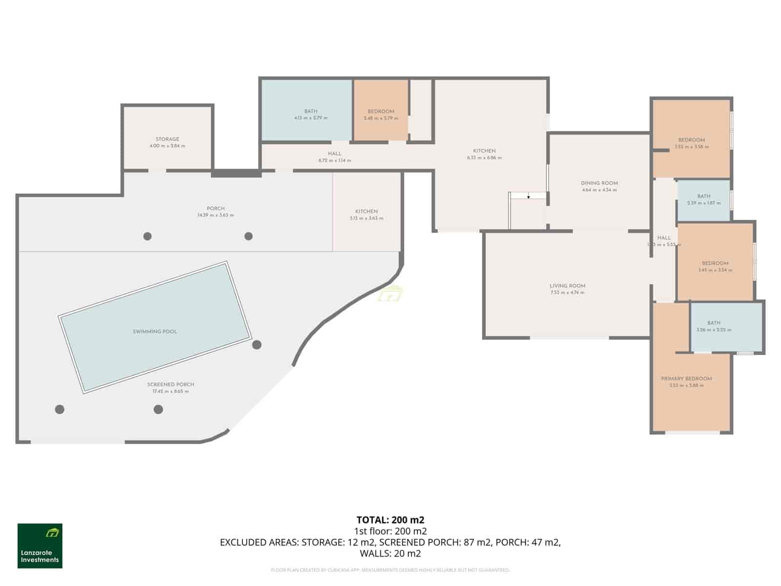 3 bedroom Villa for sale in Guime with pool garage - € 795,000 (Ref: 9824600)