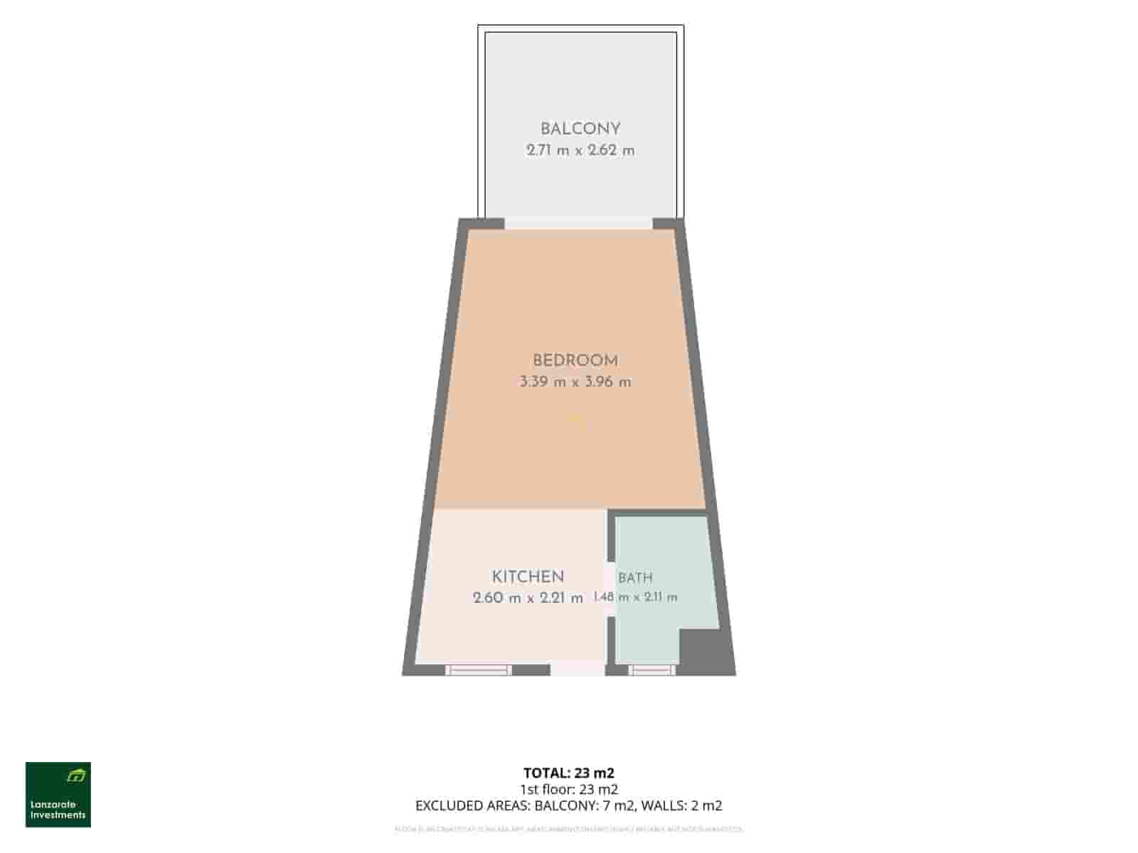 Studio na sprzedaż w Puerto del Carmen z basenem - 180 000 € (Ref: 9875621)