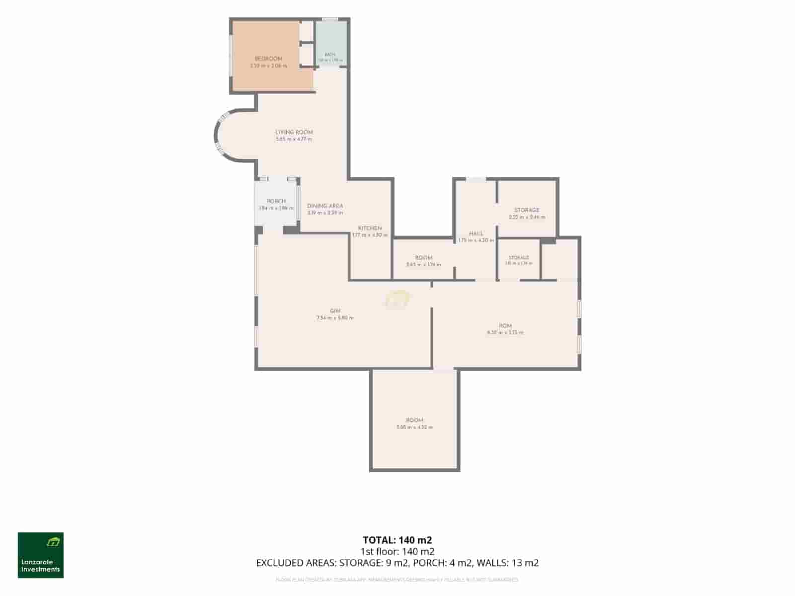 4 quarto Moradia para venda em Costa Teguise com piscina garagem - 879 000 € (Ref: 9912434)