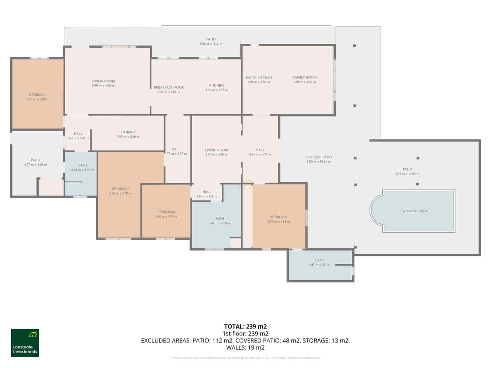 4 Zimmer Villa zu verkaufen in Masdache mit Pool - 615.000 € (Ref: 9915167)