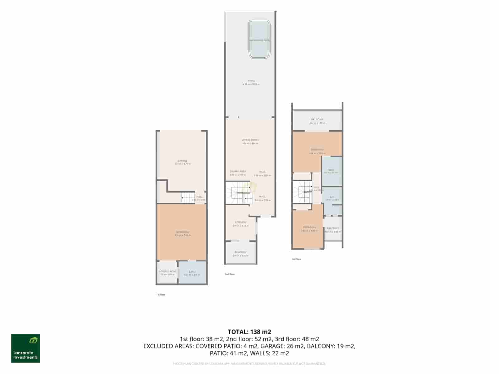 3 bedroom Villa for sale in Puerto Calero with pool - € 695,000 (Ref: 9928668)