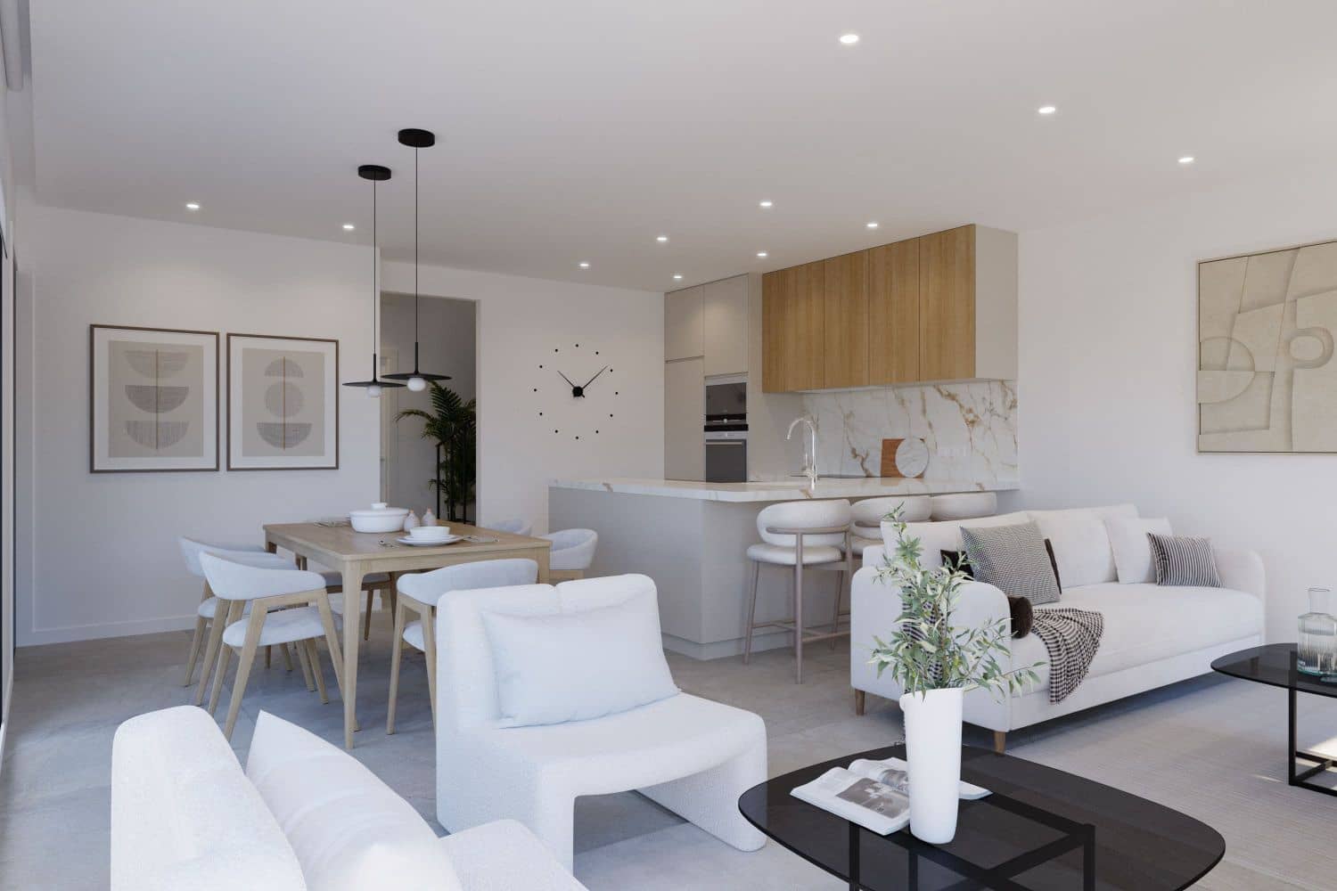 4 makuuhuone Huvila myytävänä paikassa La Villajoyosa / Vila Joiosa mukana uima-altaan 
autotalli - 764 500 € (Ref: 10011456)