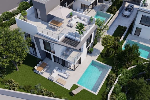 4 soverom Villa til salgs i La Villajoyosa / Vila Joiosa med svømmebasseng garasje - € 764 500 (Ref: 10011456)