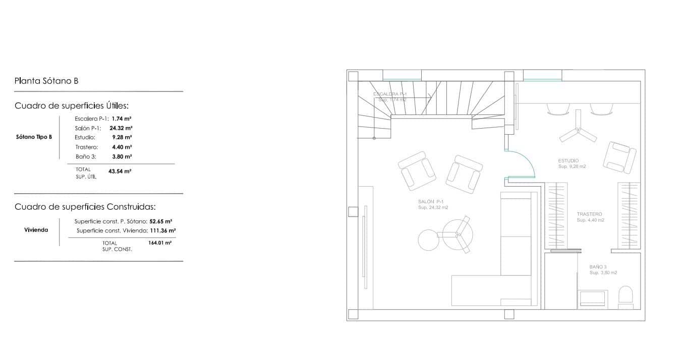 3 bedroom Villa for sale in Gran Alacant with garage - € 569,000 (Ref: 9255462)