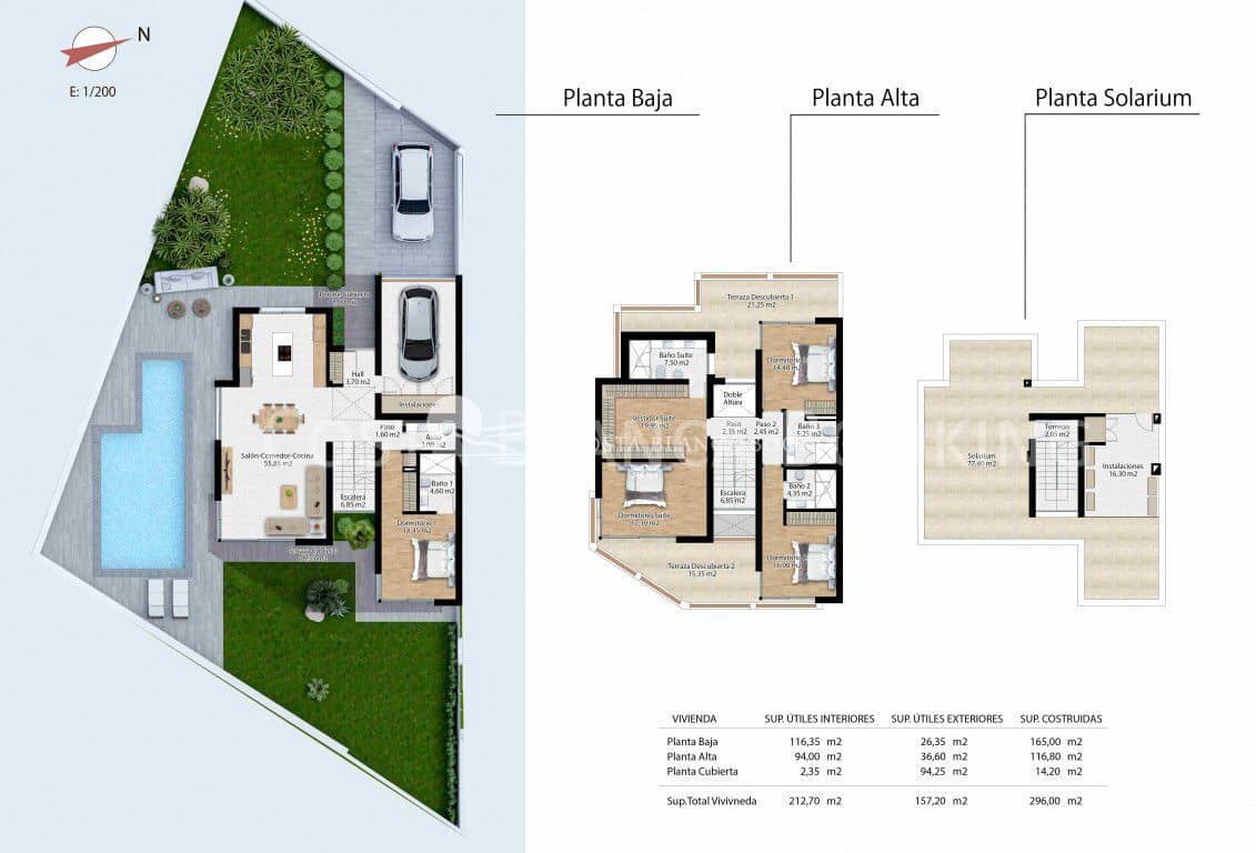 4 sypialnia Willa na sprzedaż w Albir z basenem garażem - 1 190 000 € (Ref: 9582872)