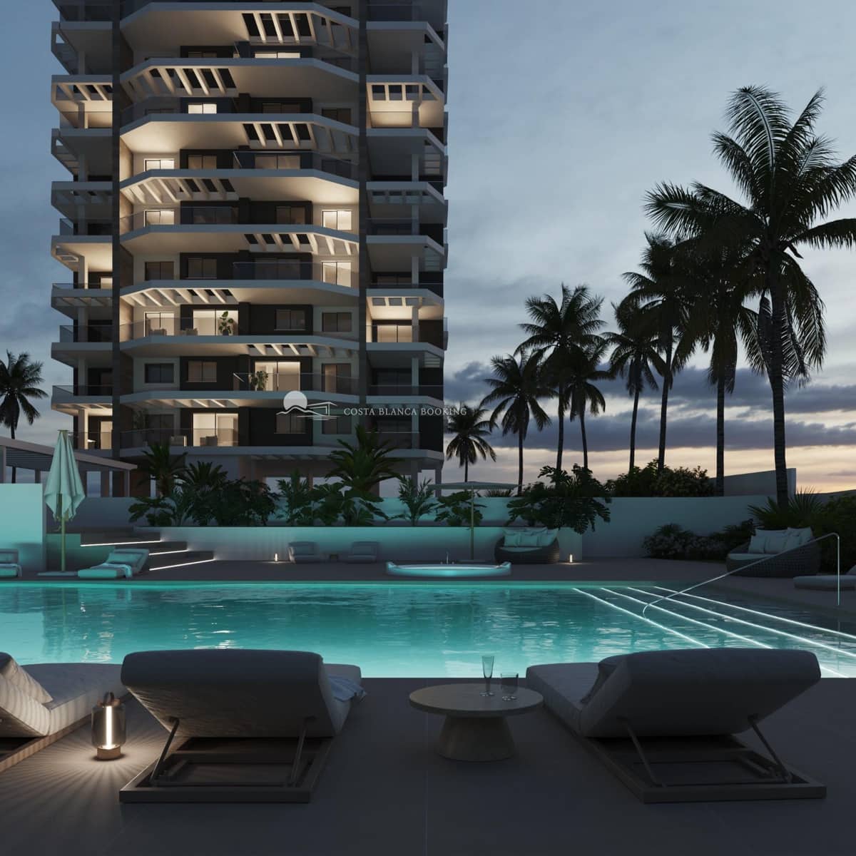 2 soverom Leilighet til salgs i Calpe / Calp med svømmebasseng garasje - € 486 000 (Ref: 9861828)