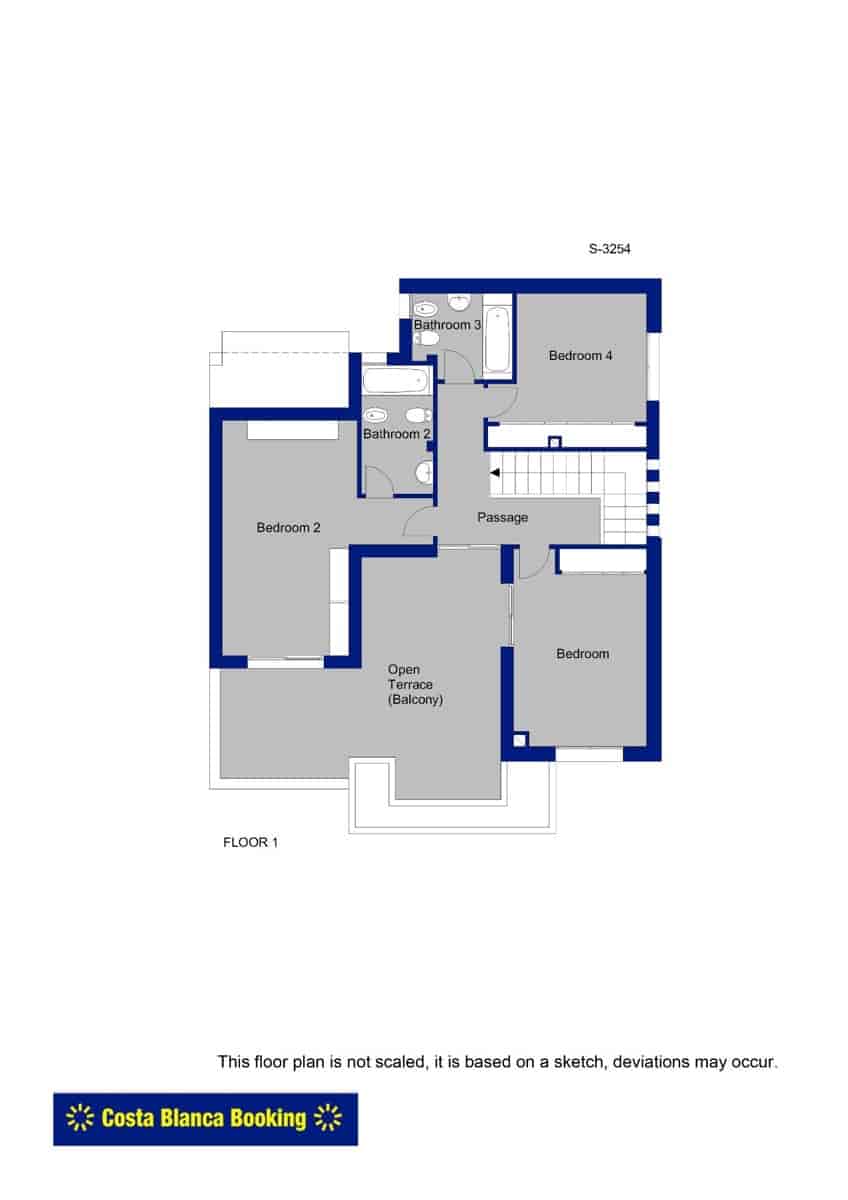 4 soveværelse Semi-Rækkehus til salg i Alfaz del Pi / L'Alfas del Pi med garage - € 550.000 (Ref: 9861829)