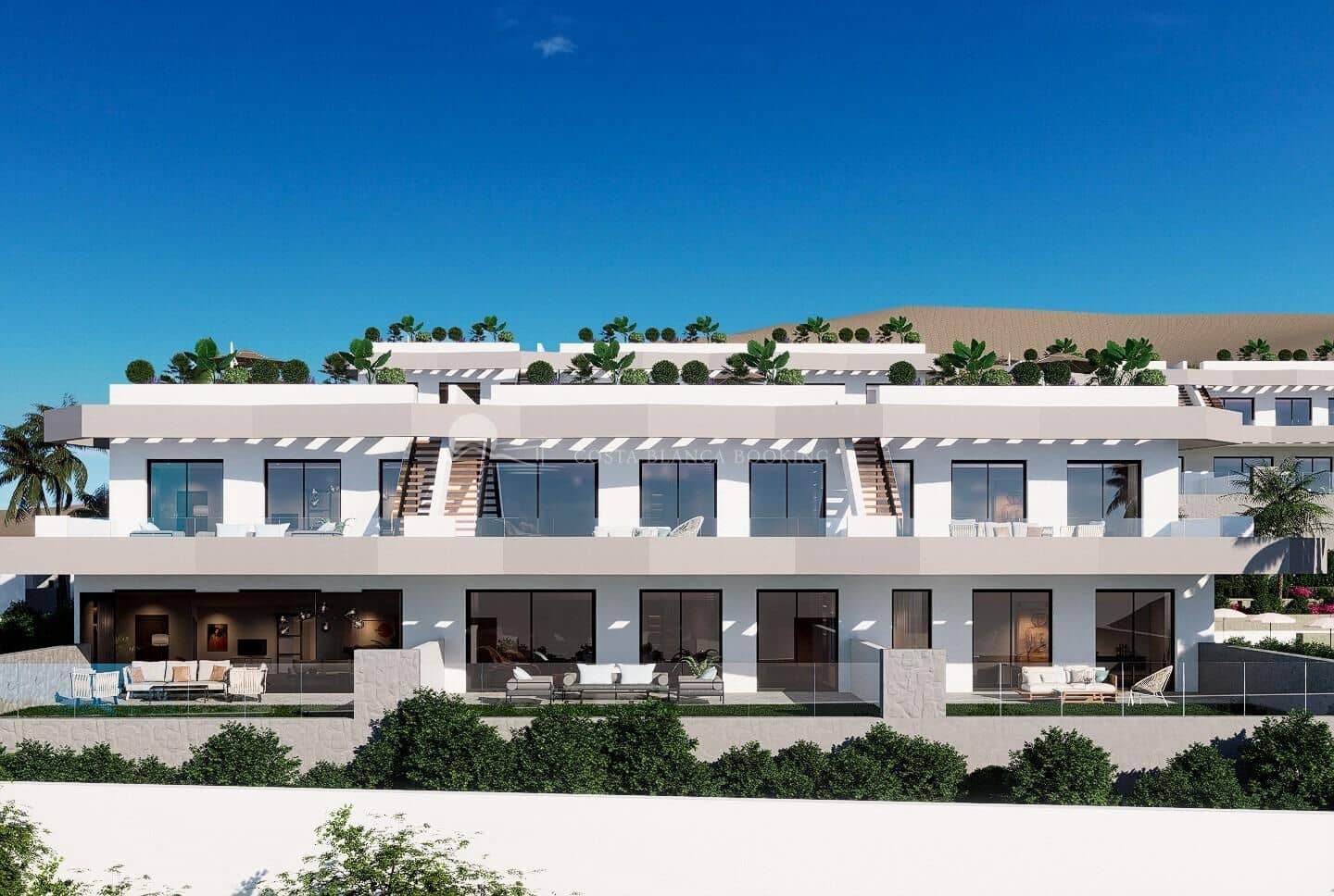 2 camera da letto Bungalow in vendita in Finestrat con piscina garage - 442.900 € (Rif: 9866937)