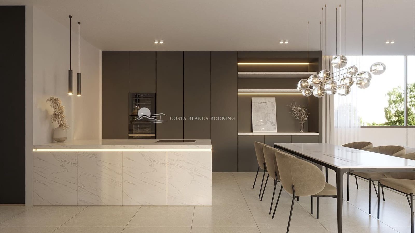 3 sypialnia Apartament na sprzedaż w La Nucia z basenem garażem - 645 000 € (Ref: 9884730)