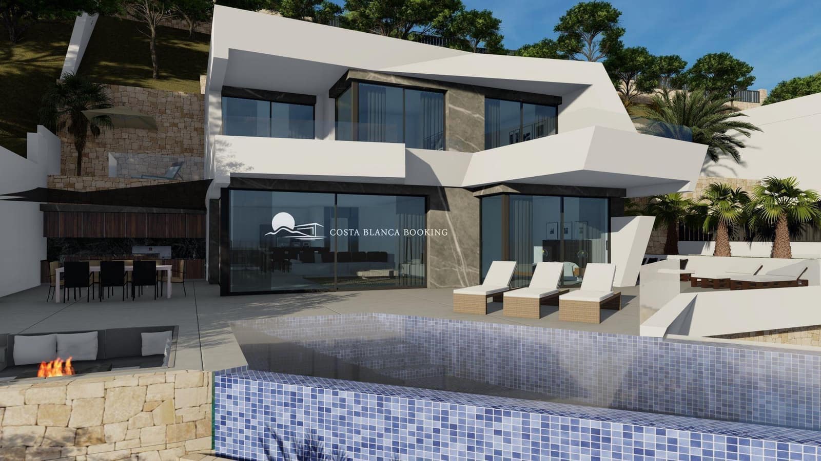 4 soveværelse Villa til salg i Calpe / Calp med swimmingpool garage - € 1.690.000 (Ref: 9893790)