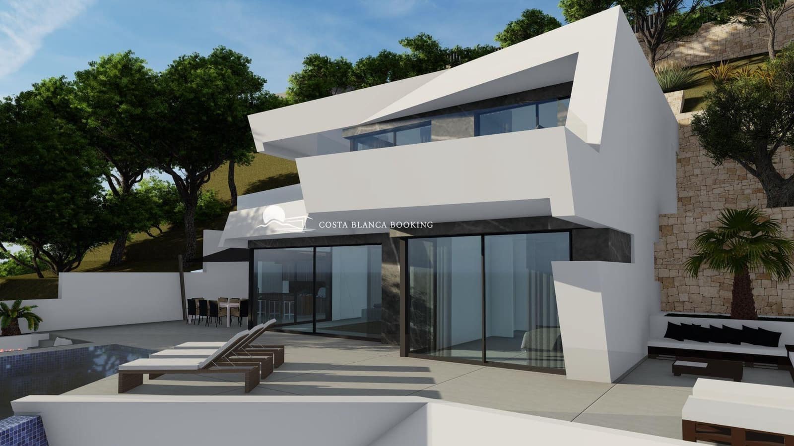 4 soveværelse Villa til salg i Calpe / Calp med swimmingpool garage - € 1.690.000 (Ref: 9893790)