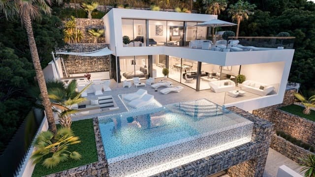 4 camera da letto Villa in vendita in Maryvilla, Calpe / Calp con piscina garage - 1.550.000 € (Rif: 9896263)