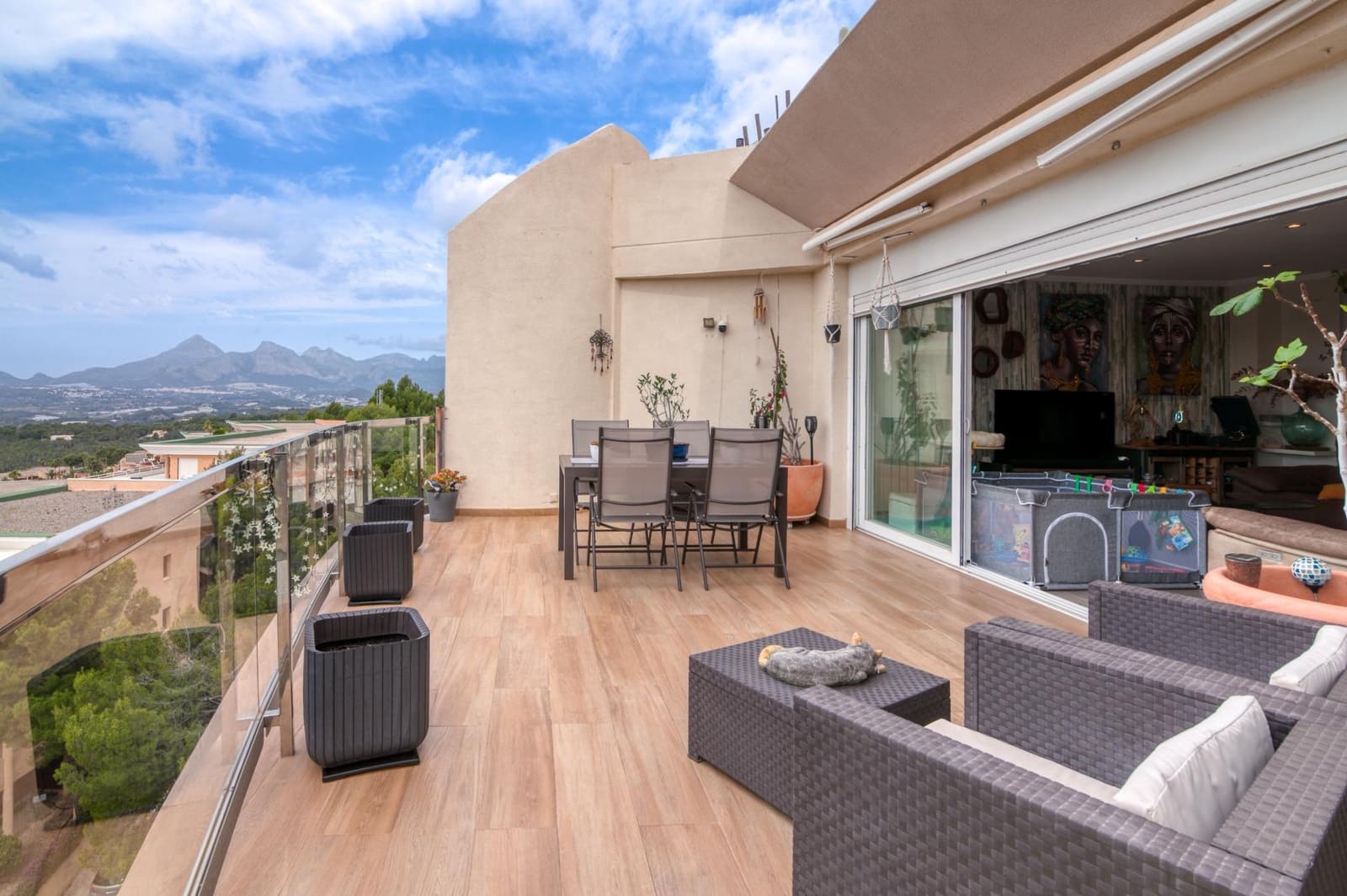 2 quarto Penthouse para venda em Altea com piscina garagem - 530 000 € (Ref: 9903845)