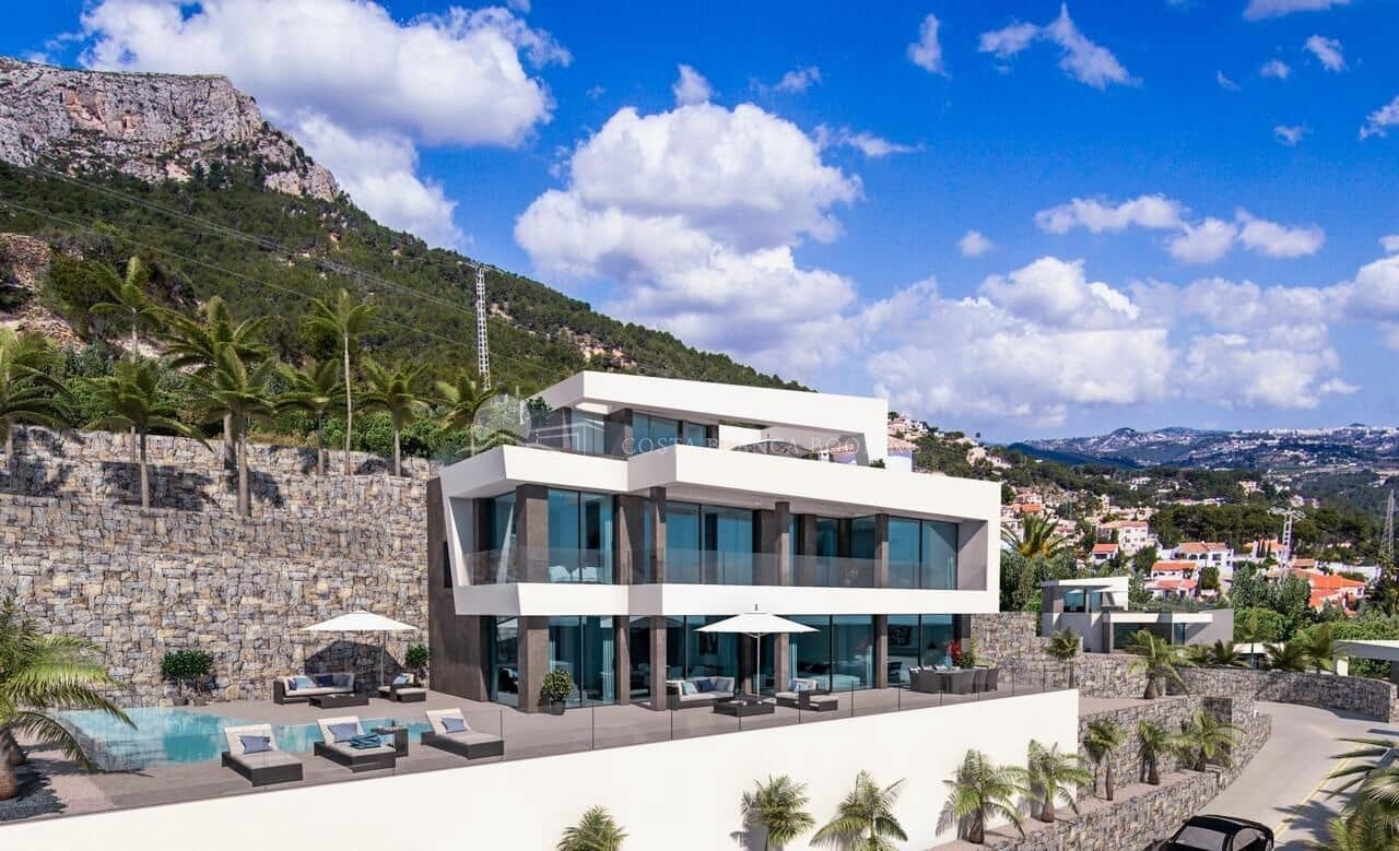 4 soverom Villa til salgs i Calpe / Calp med svømmebasseng garasje - € 1 850 000 (Ref: 9903847)