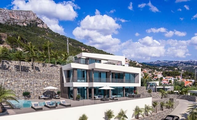 4 soverom Villa til salgs i Calpe / Calp med svømmebasseng garasje - € 1 850 000 (Ref: 9903847)