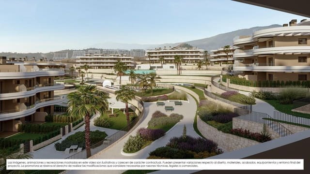 2 soveværelse Lejlighed til salg i Finestrat med swimmingpool - € 364.000 (Ref: 9913107)
