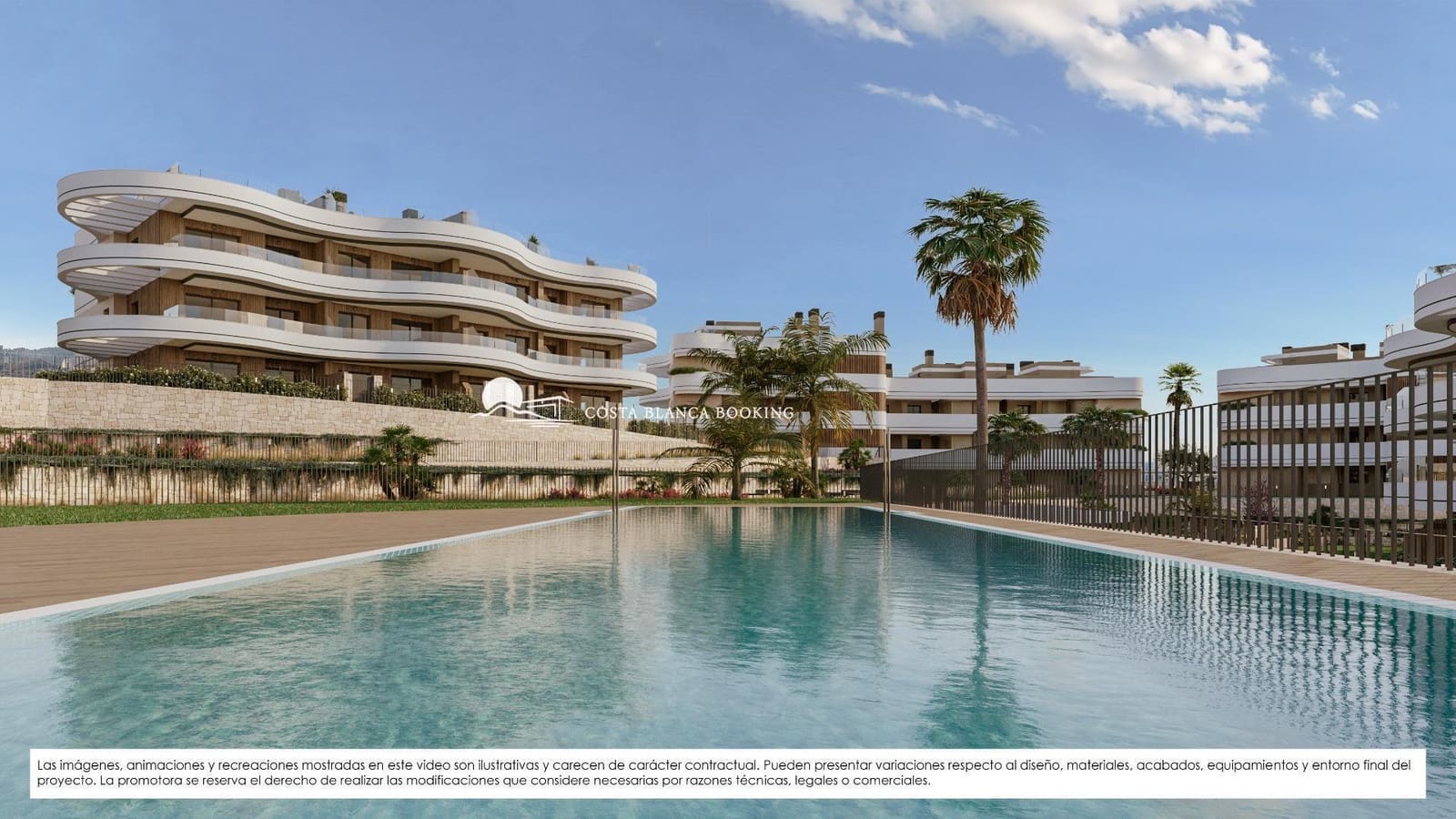 2 quarto Apartamento para venda em Finestrat com piscina - 364 000 € (Ref: 9913107)