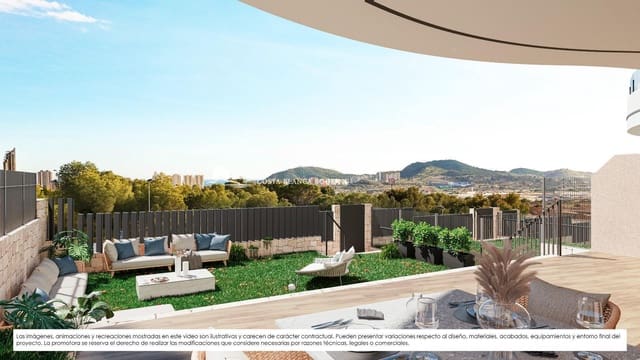 2 soveværelse Lejlighed til salg i Finestrat med swimmingpool - € 364.000 (Ref: 9913107)