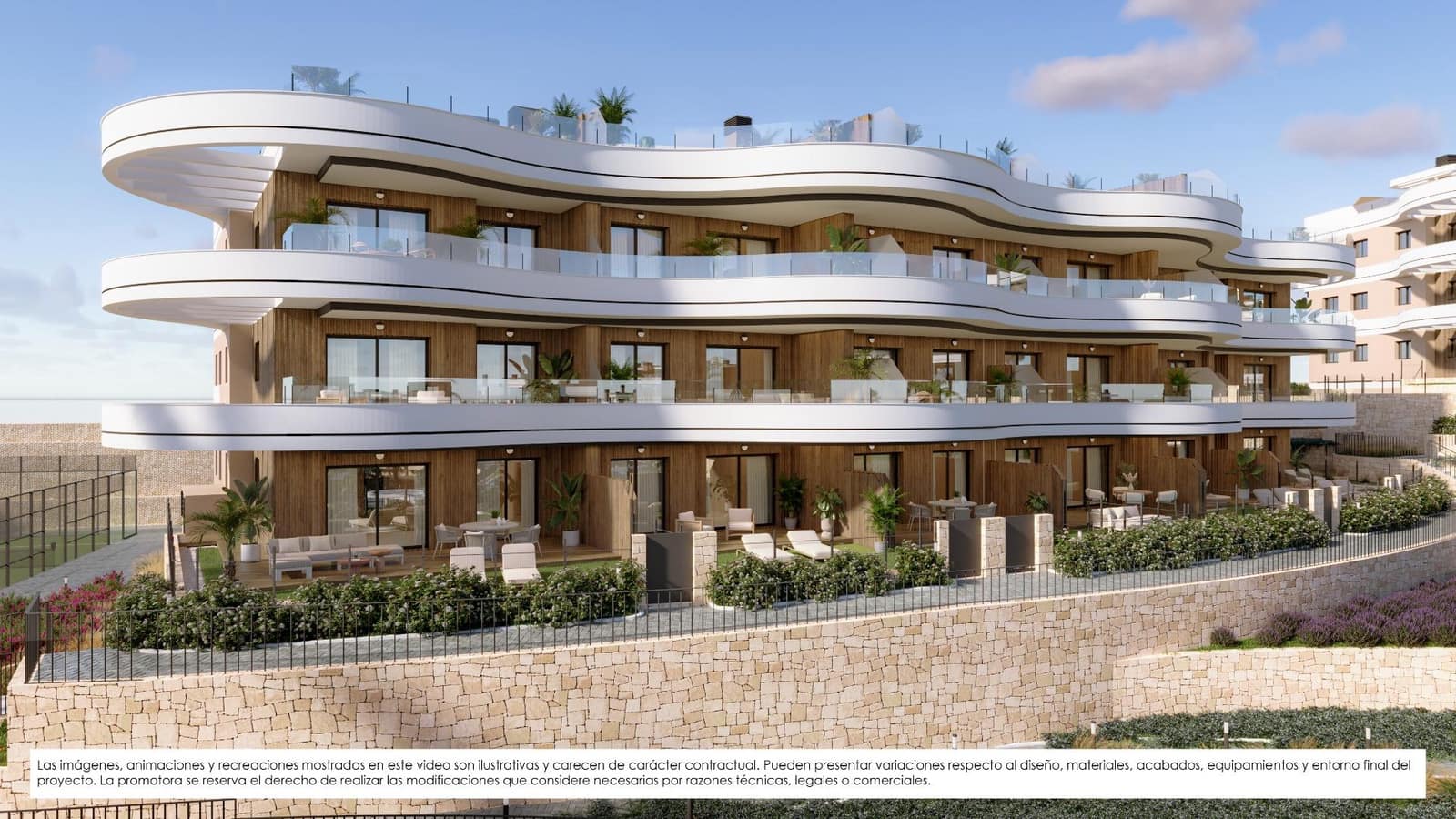 2 bedroom Apartment for sale in Finestrat with pool - € 423,000 (Ref: 9913108)