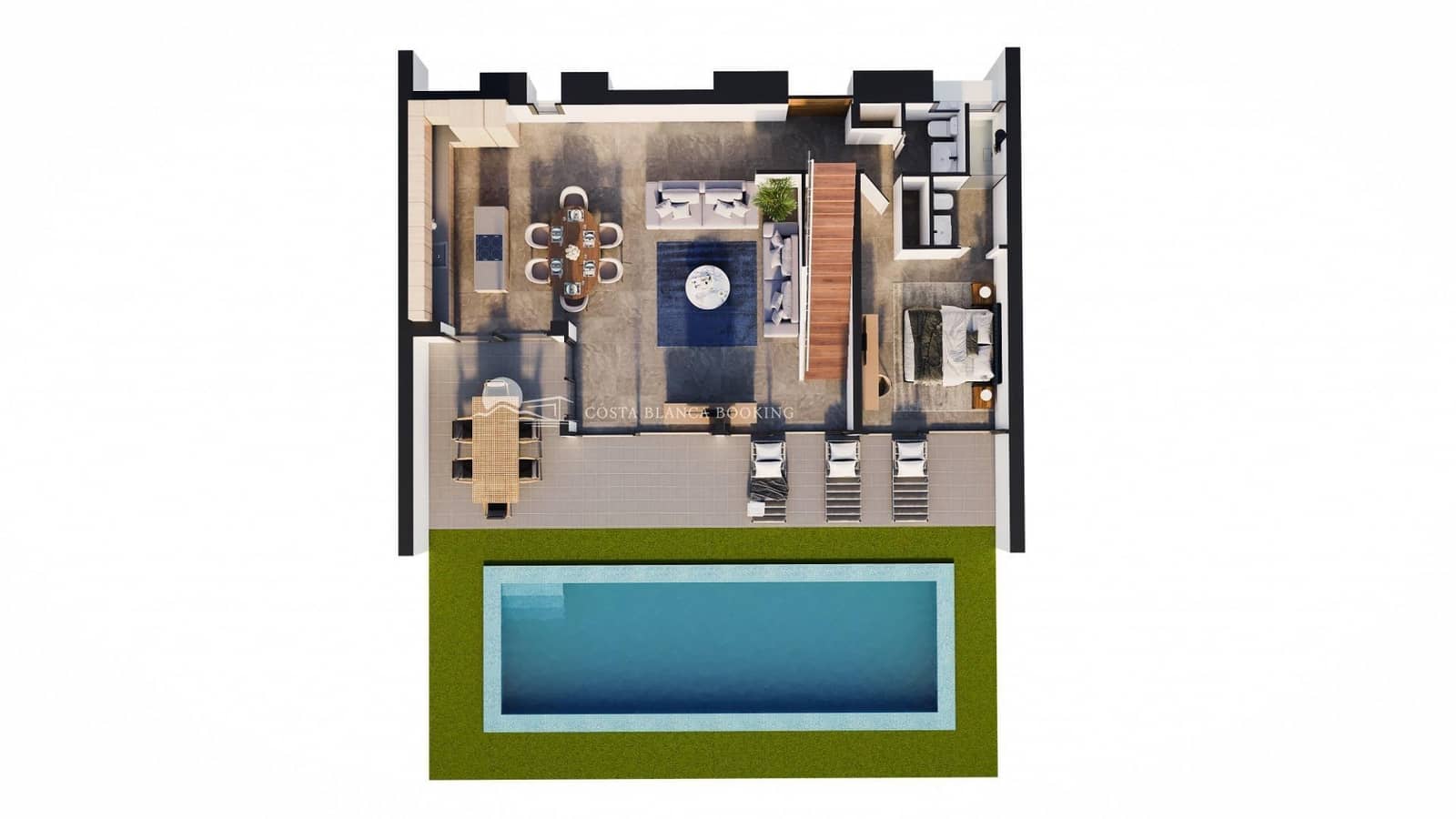 3 soveværelse Villa til salg i Calpe / Calp med swimmingpool garage - € 1.099.000 (Ref: 9920384)