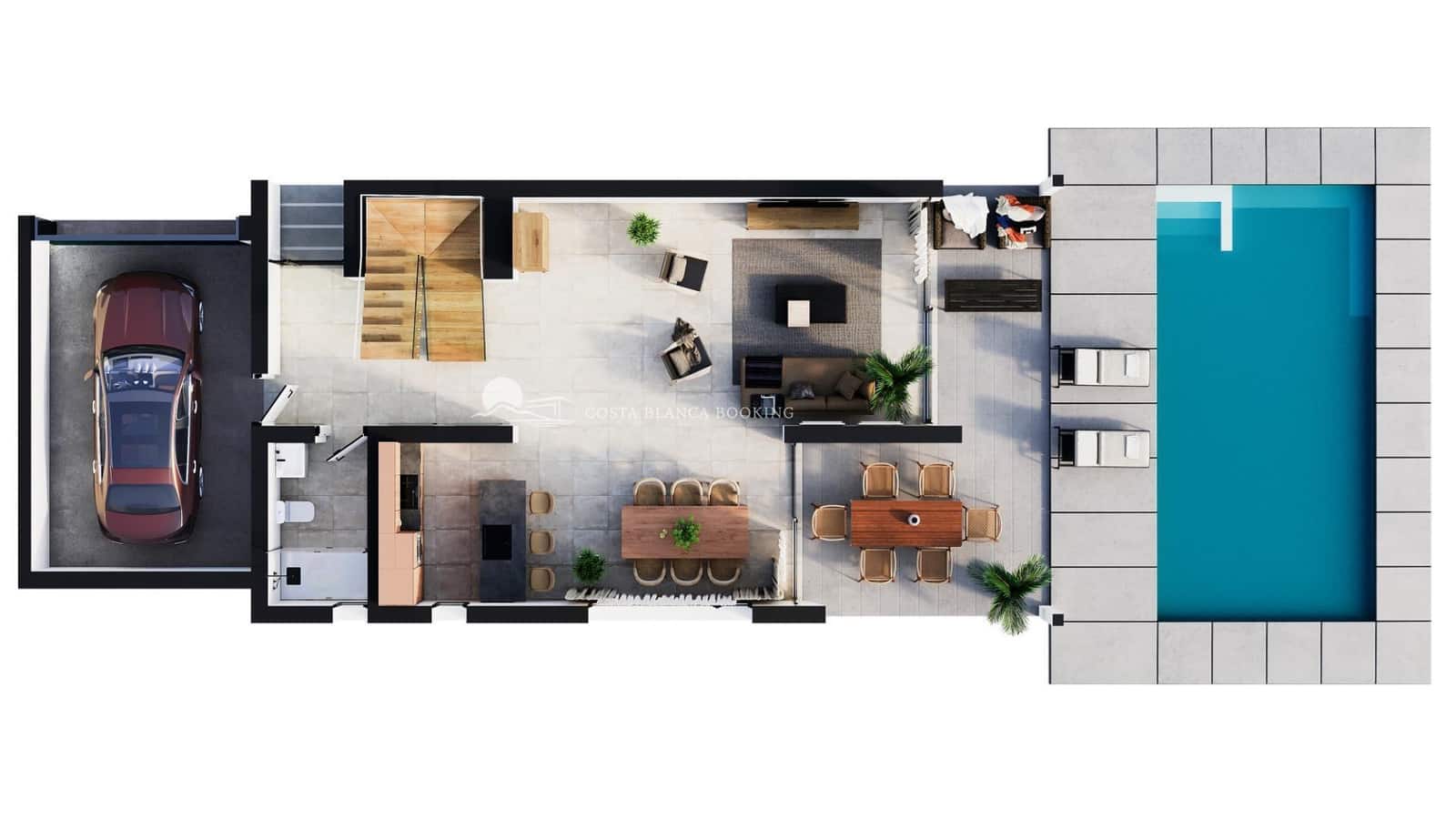 3 soverom Villa til salgs i Calpe / Calp med svømmebasseng garasje - € 925 000 (Ref: 9920385)